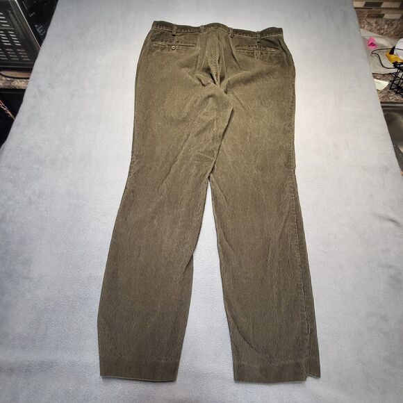 Orvis Corduroy Pants Mens 39x31 Brown Straight Leg Distressed - Picture 8 of 9